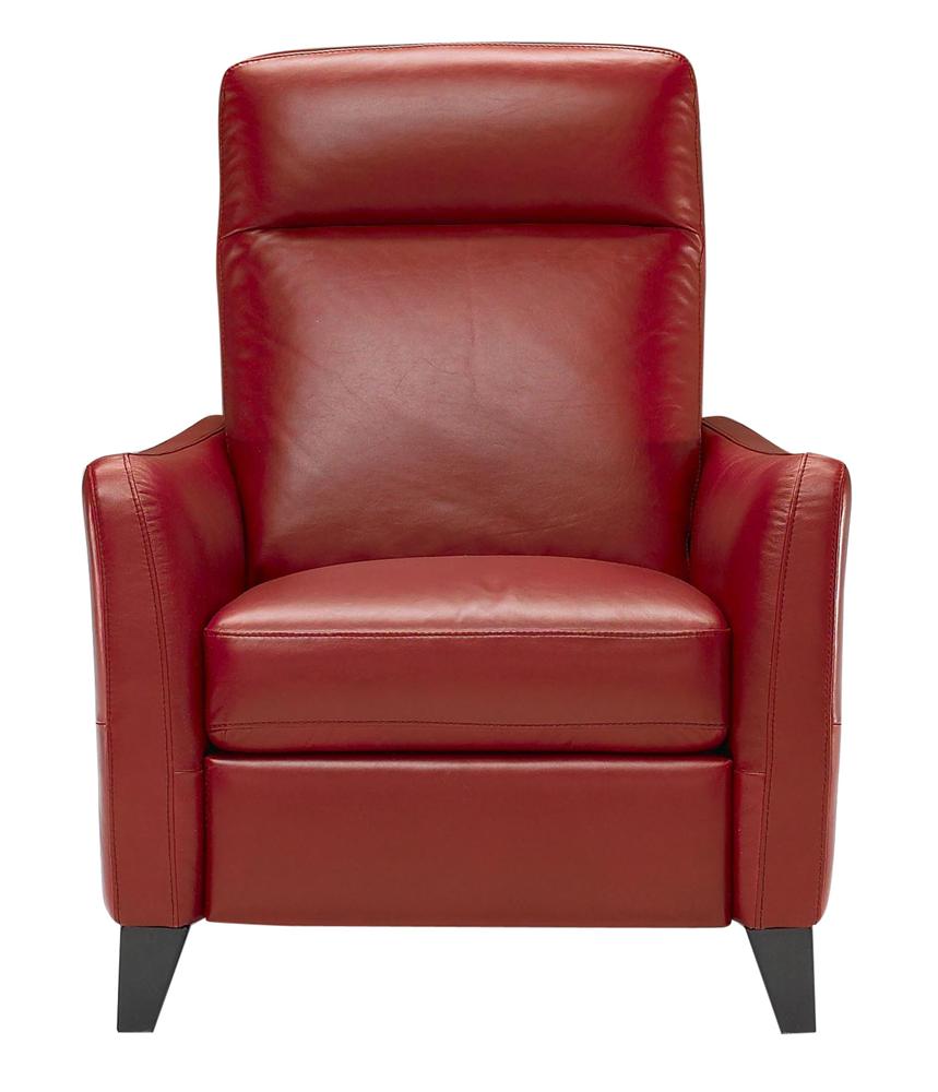 Natuzzi Editions B537 Upholstered Chair with Padded Headrest, Lumbar